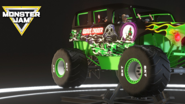 Dynamic Monster Jam ™ Grave Digger ™ Monster Truck VR Simulator